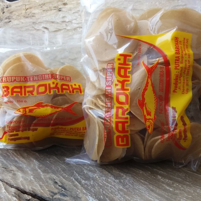 

Wdo - Kerupuk Ikan Tengiri Jepara 500 Gram (Kuning) Oleh Oleh Khas Jepara