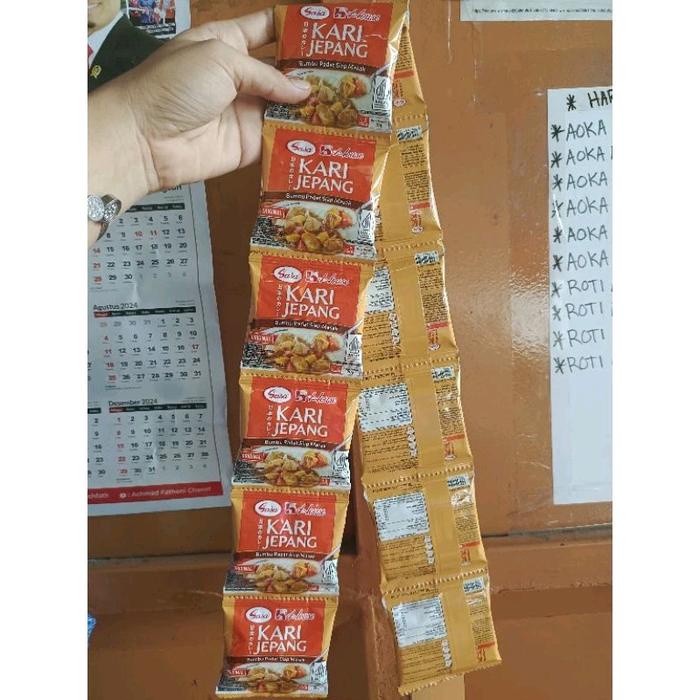 

(36 Sachet) 3 Renceng Sasa Kari Jepang Bumbu Padat Siap Masak @20Gr Harga Promo
