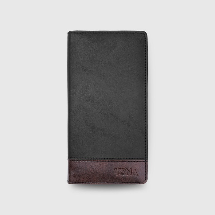 Vona Logan Long Wallet - Dompet Pria Wanita Panjang Kulit Pu Sintetis