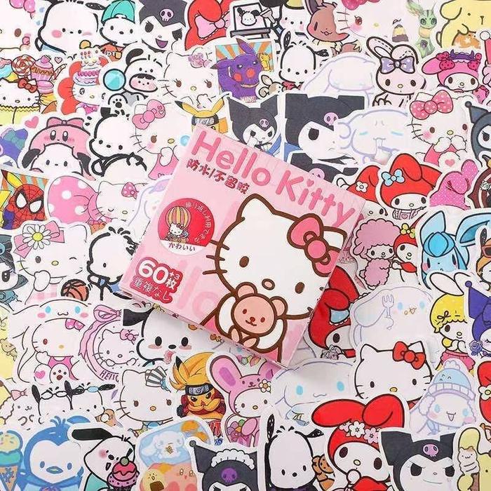 

Ti - 1 Box Stiker Lucu Motif Kartun Korea Aesthetic / Sticker Tempelan Buku Anak Lucu / Stiker Cute