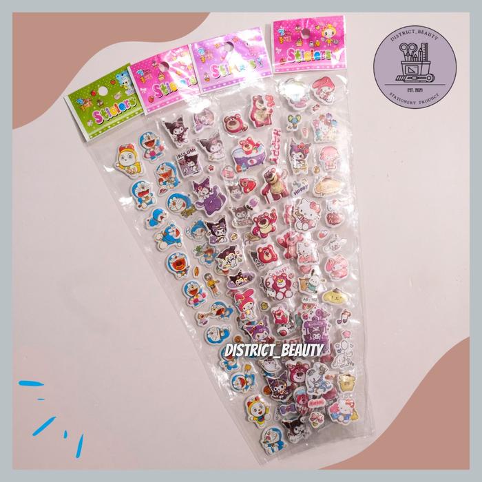 

Stiker Timbul Kartun Stiker Karakter Stiker 3D Stiker Panjang Murah Motif Kartun Lotso Doraemon Lucu