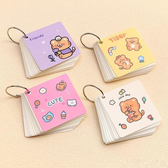 

Tsa (Cod) Notebook Ring Mini Isi 80 Lembar Buku Note Gantung Karakter Lucu Sticky Note Lucu Notepad