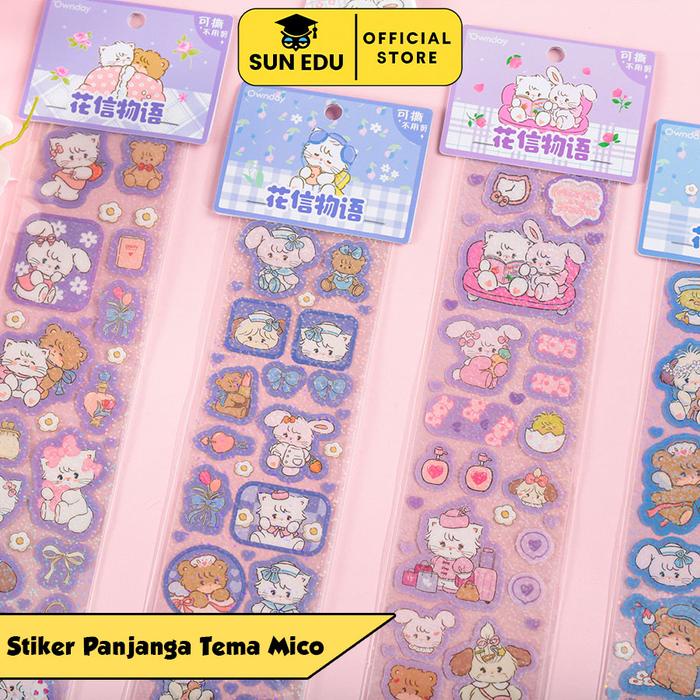 

Stiker Lucu Motif Kartun Korea Aesthetic/ Sticker Tempelan Dekorasi Buku Handbook Scrapbook Diy