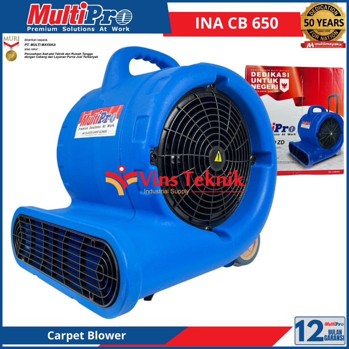 JTTOP" MULTIPRO INA CB-650 DZ CARPET BLOWER KIPAS PENGRING KARPET INA CB 650