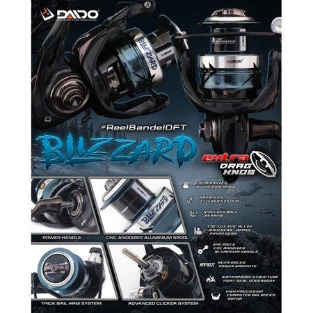 reel daido blizzard power handle 1000-3000