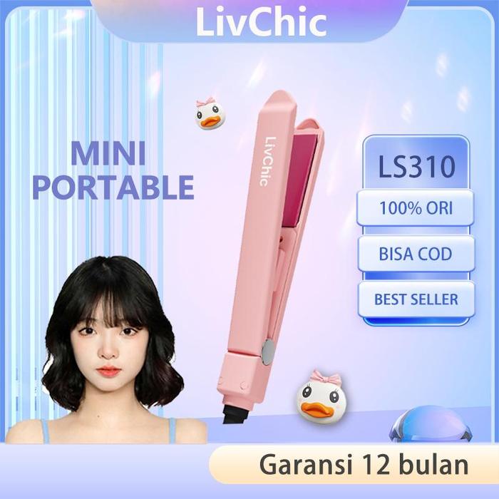 Product Kekinian Rambut Catokan Ls310-4In Mini Portable 2In1 Lurus Ragum Cutee Smoothing Untuk