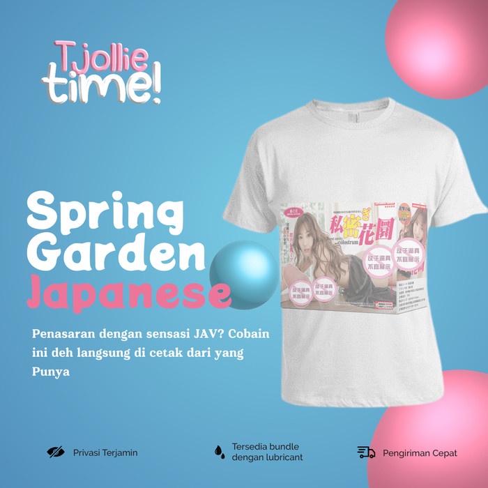 Ready Spring Garden Alat Bantu Pijat Pria Silikon Jepang Relaksasi