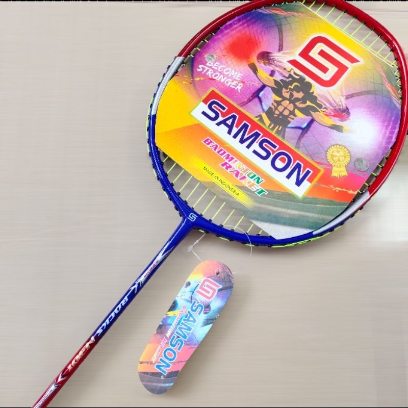 DISKON ORIGINAL RAKET BADMINTON SAMSON RAKET BULUTANGKIS SENYAWA BERLOGO PBSI 1 RAKET