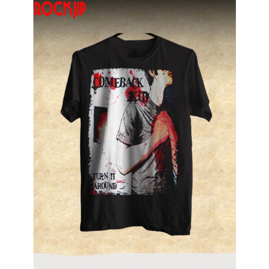 Jual Kaos Baju Distro Musik Band Rock Punk Indie Metal Pria Wanita Metal Come Back Kid 2