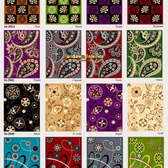 KARPET PERMADANI KARPET TURKI AMBAL MODERNO 160X210
