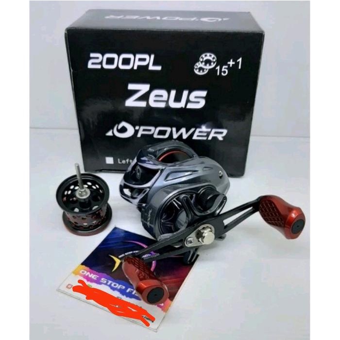 terbaru  reel bc dpower zeus double spool 10kg drag ready