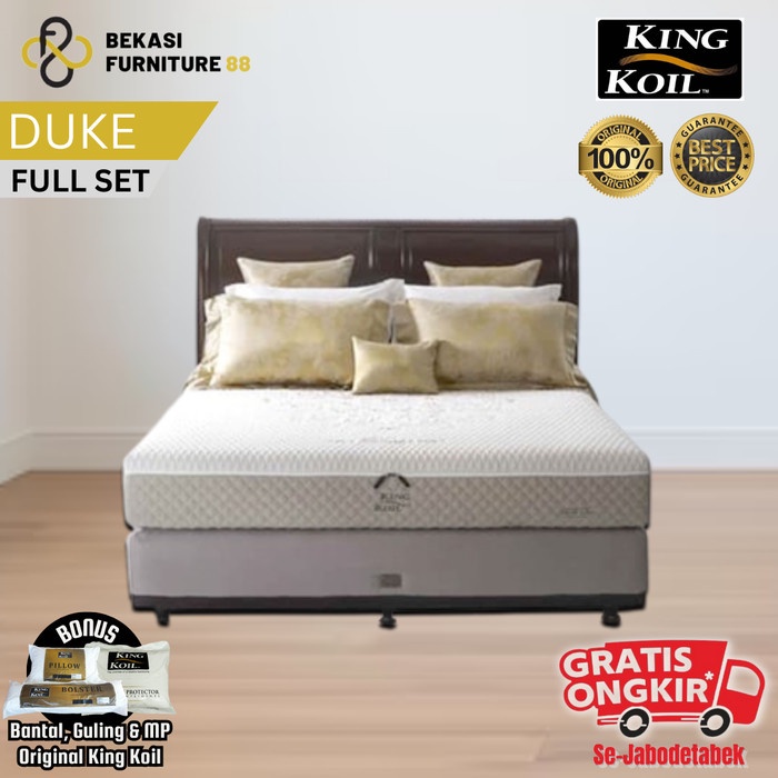 1 Set Kasur Springbed King Koil (Duke) Ukuran 160-180-200X200