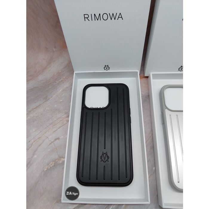 ORIGINAL RIMOWA ALUMUNIUM IRIDESCENT BLACK IPHONE 13 PRO MAX READY
