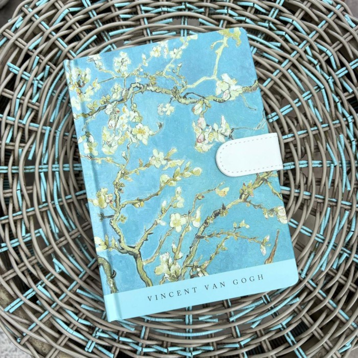 Van Gogh Sketchbook A5 Blank Pages Notebook Journal Polos Aesthetic