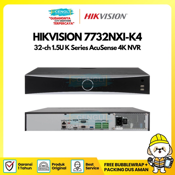 NVR HIKVISION DS-7732NI-K4 32annel up to 8 Mp 8MP H265+ 7732 NI