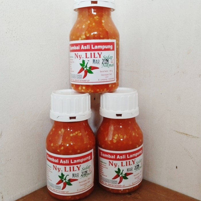 

Sambal asli Lampung Ny. Lily