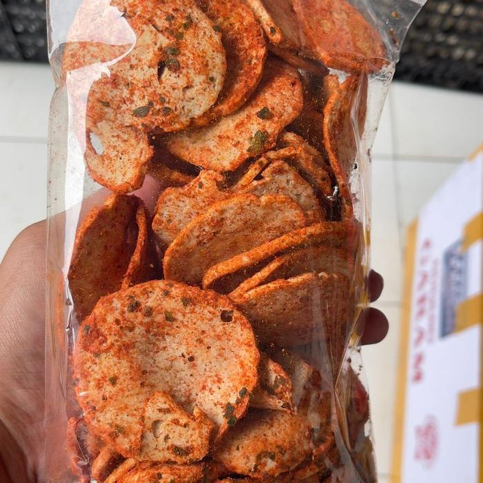 

Keripik basreng 250 gram (baso goreng) Pedas Food Snacks