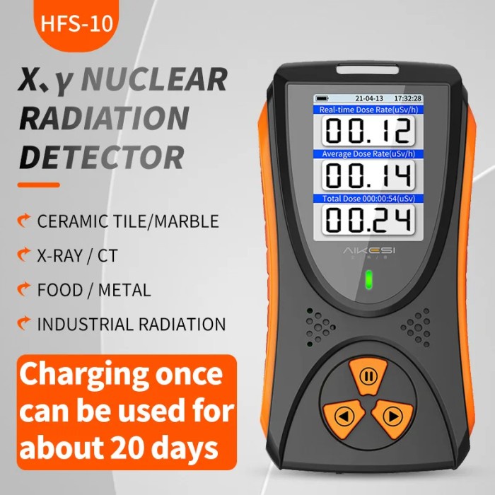 Terlaris Alat Detektor Radiasi Nuklir X-ray Counter Beta Gamma Dosimeter SALE