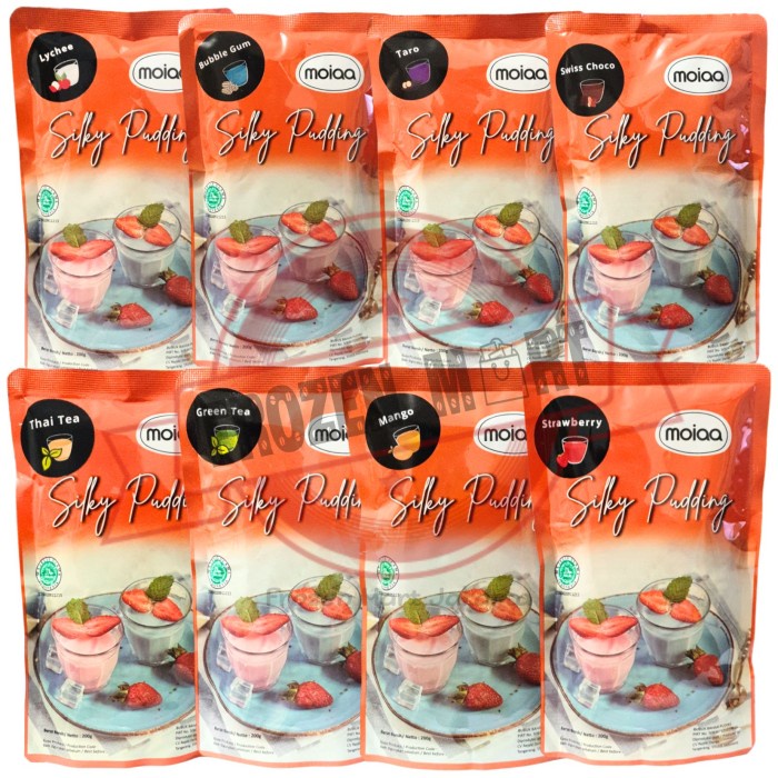 

Ready Stok" Moiaa Silky Pudding / Puding Sutra / Puding Susu Premium 200Gr