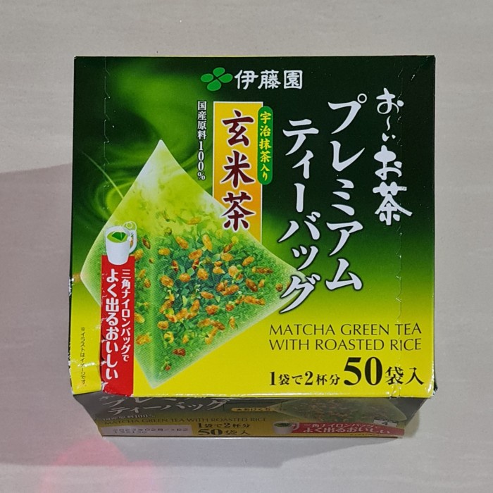 

Ito En Ooi Tea Premium Tea Bag Genmaicha with Uji Matcha 50 x 2.3 Gram