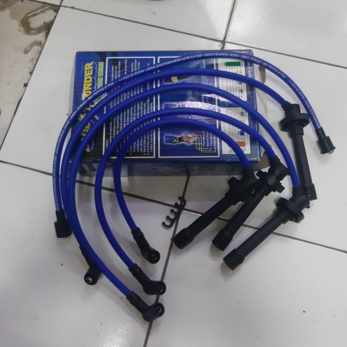Kabel Busi Ferio Genio Civic Crv Bluethunder Usa Racing Biru Blue