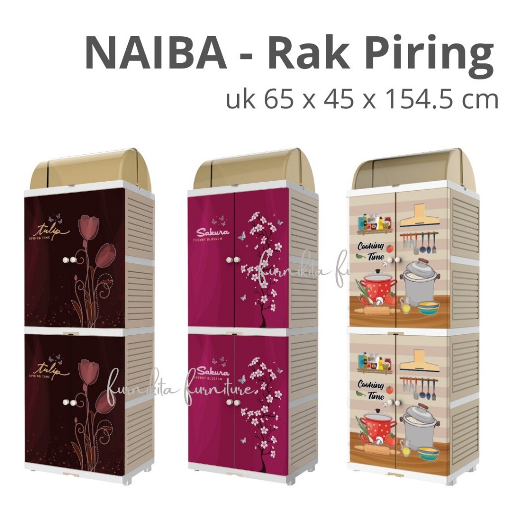 RAK PIRING PLASTIK NAIBA MINI DISH RACK - RAK DAPUR