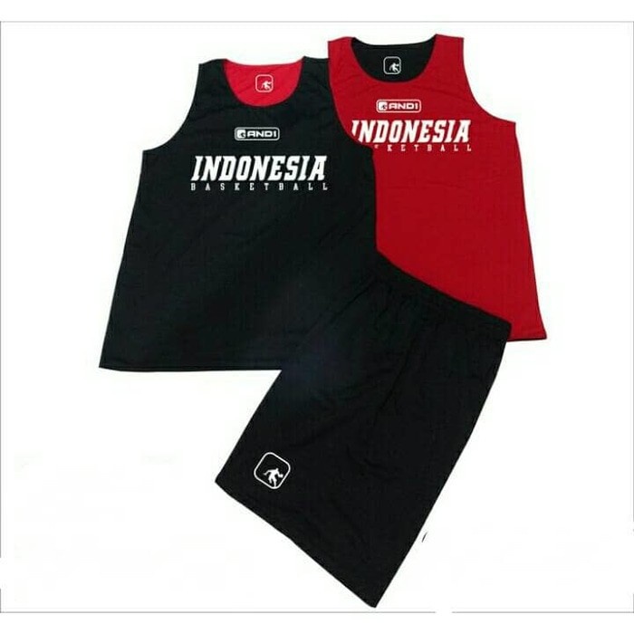 Jersey Setelan Basket Training Timnas Indonesia