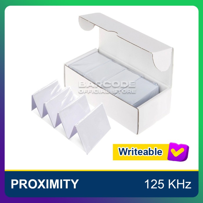 

1 Pack Writeable Kartu xity 125 KHz PVC ID Blank Card Rewriteable