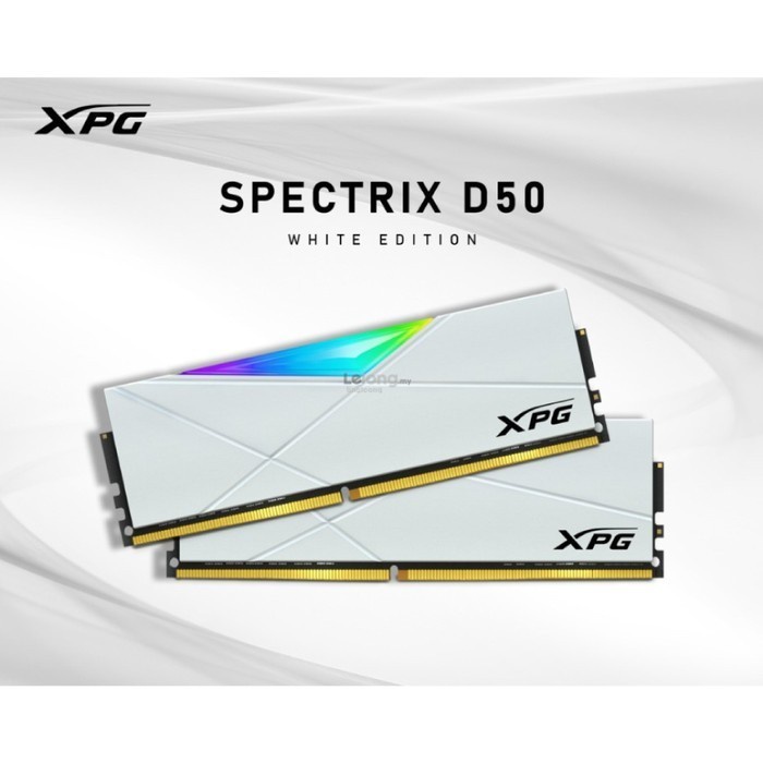 Ram ADATA DDR4 RGB XPG SPECTRIX D50 16GB (2x8) 3200Mhz - DDR4 3200 16G