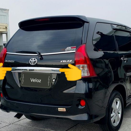 Trunklid Lis List chrome pintu bagasi avanza veloz 2012/2015 original