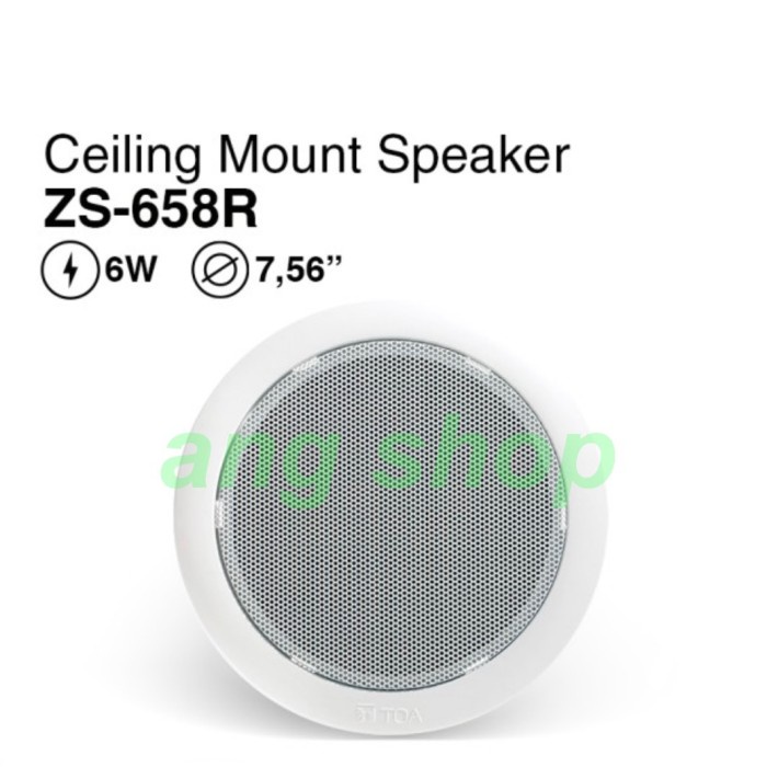 Terlaris Ceiling / Speaker Plafon Toa Zs646R/ Zs 646 R / Zs646 R / Zs-646R