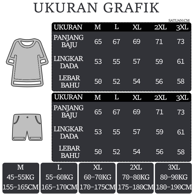TERBARU Baju Satu Set Pria Baju Setelan Korea Baju 1 Set Korean Style Baju Set Setelan Kaos Dan