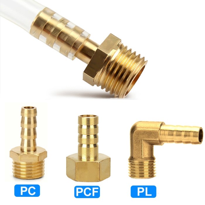 Import PC PCF PL PAGODA CONNECTOR 6 8 10 12 14 16MM HOSE BARB CONNECTOR HOSE