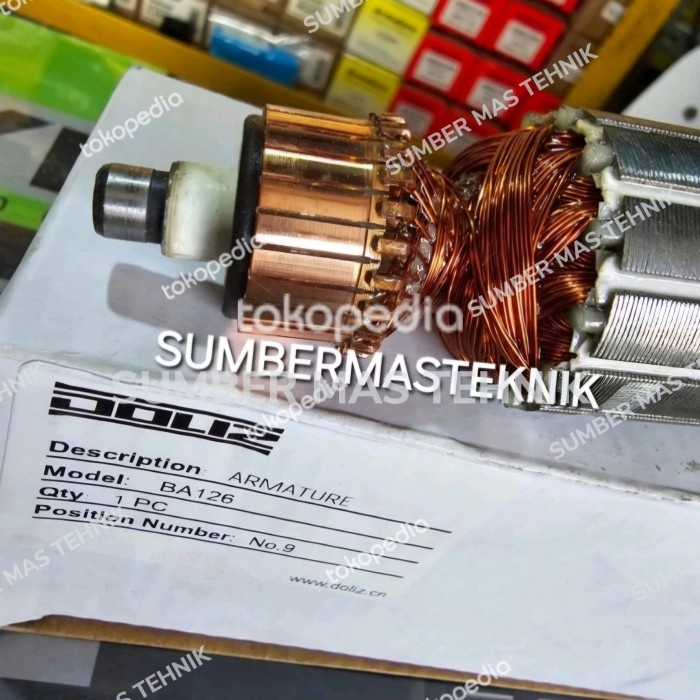 Angker Ba126 Doliz Armature Ba 126 Rotor Mesin Serut Kayu Ba126 Doliz