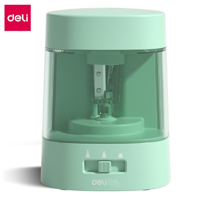 

Deli Rautan Pensil Elektrik Otomatis / Electrical Rotary Sharpener Warna Pastel Va3 Alat Stationery