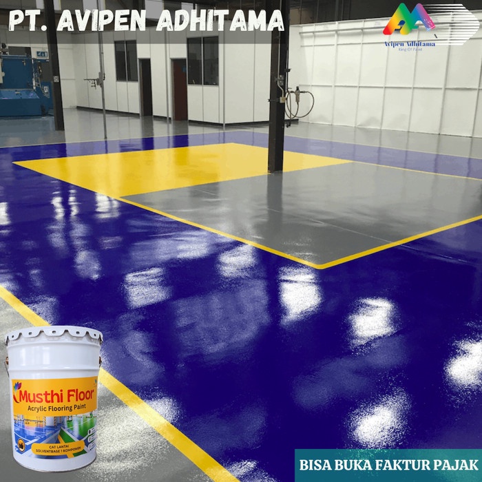 Cat Lantai Pabrik Cat Lantai Gudang Solventbase Sekelas Epoxy 20Kg