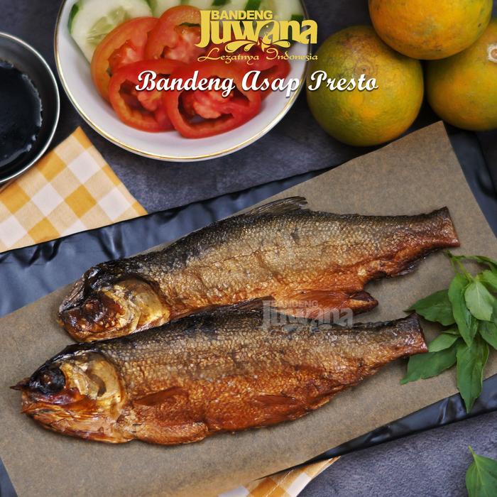 

terbaru !!! bandeng juwana asap presto dus 500 gr (isi 3-5 ekor) food makanan ikan lunak sambal