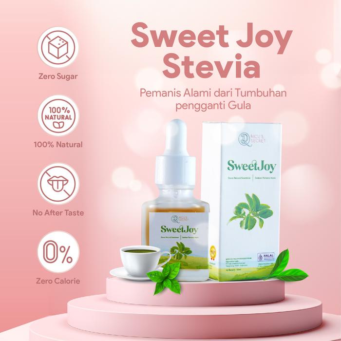 

[Ricu'S Secret] Sweet Joy - Stevia Tetes Cair Natural Sweetener Pemanis Alami Pengganti Gula Halal &