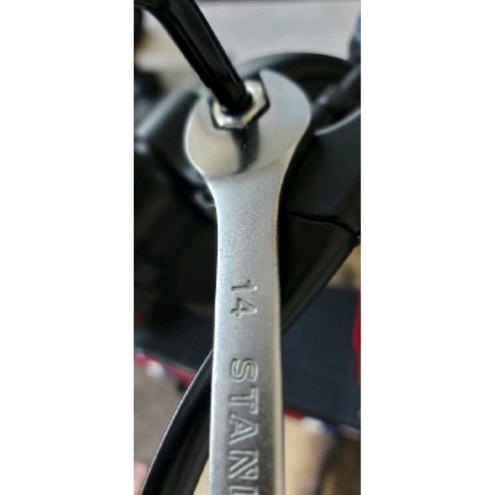 spion oval selis sepeda listrik 8mm / kunci 14