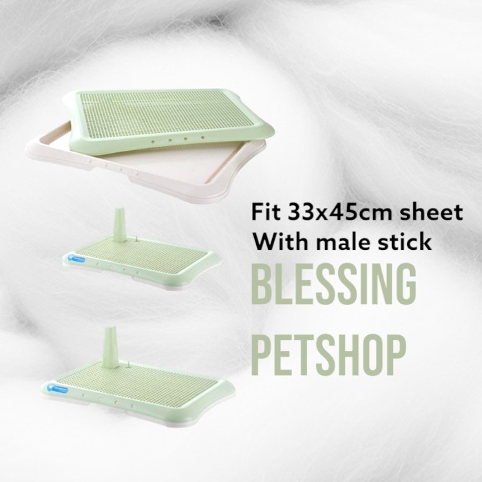 Noona Pets Pet Toilet Tray with Stick/Alas Kencing Anjing
