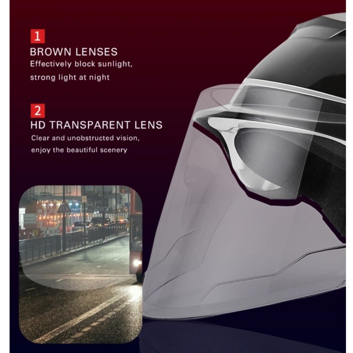 goplus helm sepeda motor skuter listrik elektrik Scoopy half face open