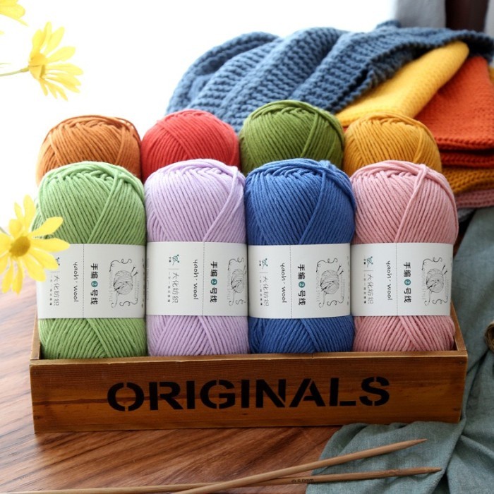 

21-40Benang Rajut Soft Acrylic Pastel Akrilik 6PLY YAOH WOOL 100Gr