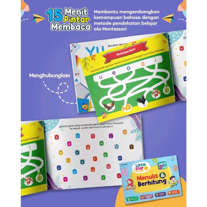 

SALE !!! ISI 2 BUKU - BUKU ANAK MEMBACA LITTLE STAR 15 MENIT PINTAR MEMBACA READYY