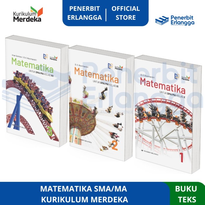 

SALE !!! [ERLANGGA OFFICIAL] MATEMATIKA SMA/MA KELAS 10 11 12 KURIKULUM MERDEKA READYY