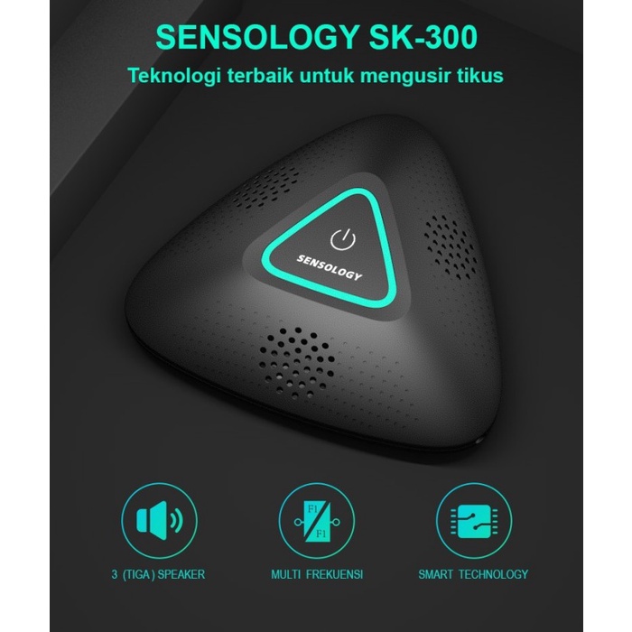 SENSOLOGY SK-300 Alat Pengusir Tikus Ultrasonic Elektrik