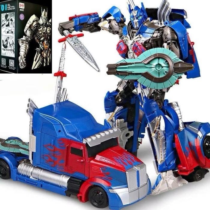 DISKON TRANSFORMERS OPTIMUS PRIME DEFORMATION SS 44 BAIWEI STAR LEADER MAINAN ROBOT TRANSFORMERS