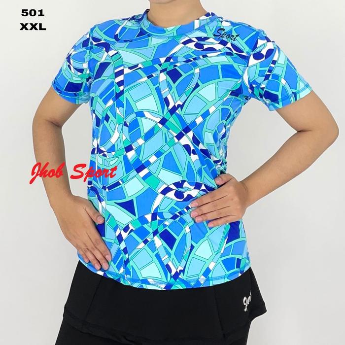 TERPERCAYA PAKAIAN SENAM JUMBO WANITA/BAJU ZUMBA/BAJU SENAM OLAHRGA JUMBO