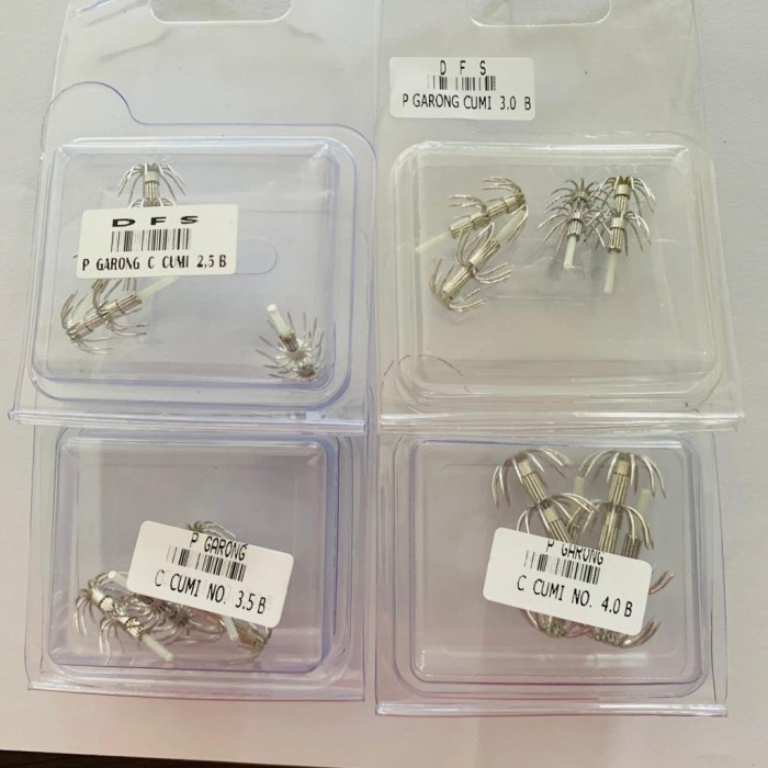 Umpan Pancing Bentuk Payung Cumi" / Pancing Garong C Cumi (B) 2 -4.0