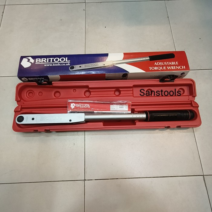kunci momen torsi BRITOOL EVT2000A torque wrench 50-225 Nm Asli 1/2"