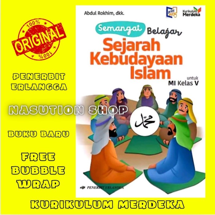 

SALE !!! BUKU SEMANGAT BELAJAR SKI KELAS 5 MI ERLANGGA KURIKULUM MERDEKA - SEJARAH KEBUDAYAAN ISLAM